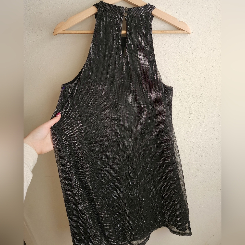 Nine West Black Sleeveless Shimmer Dress Brand New Without Tags Size Small